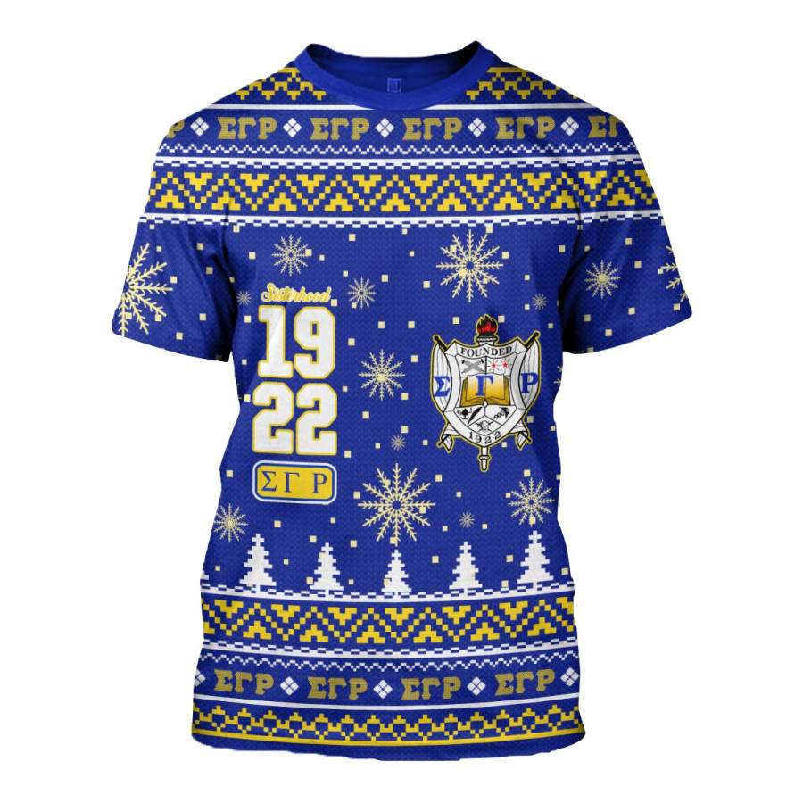 3D ALL OVER SIGMA GAMMA RHO UGLY SWEATER 26920193