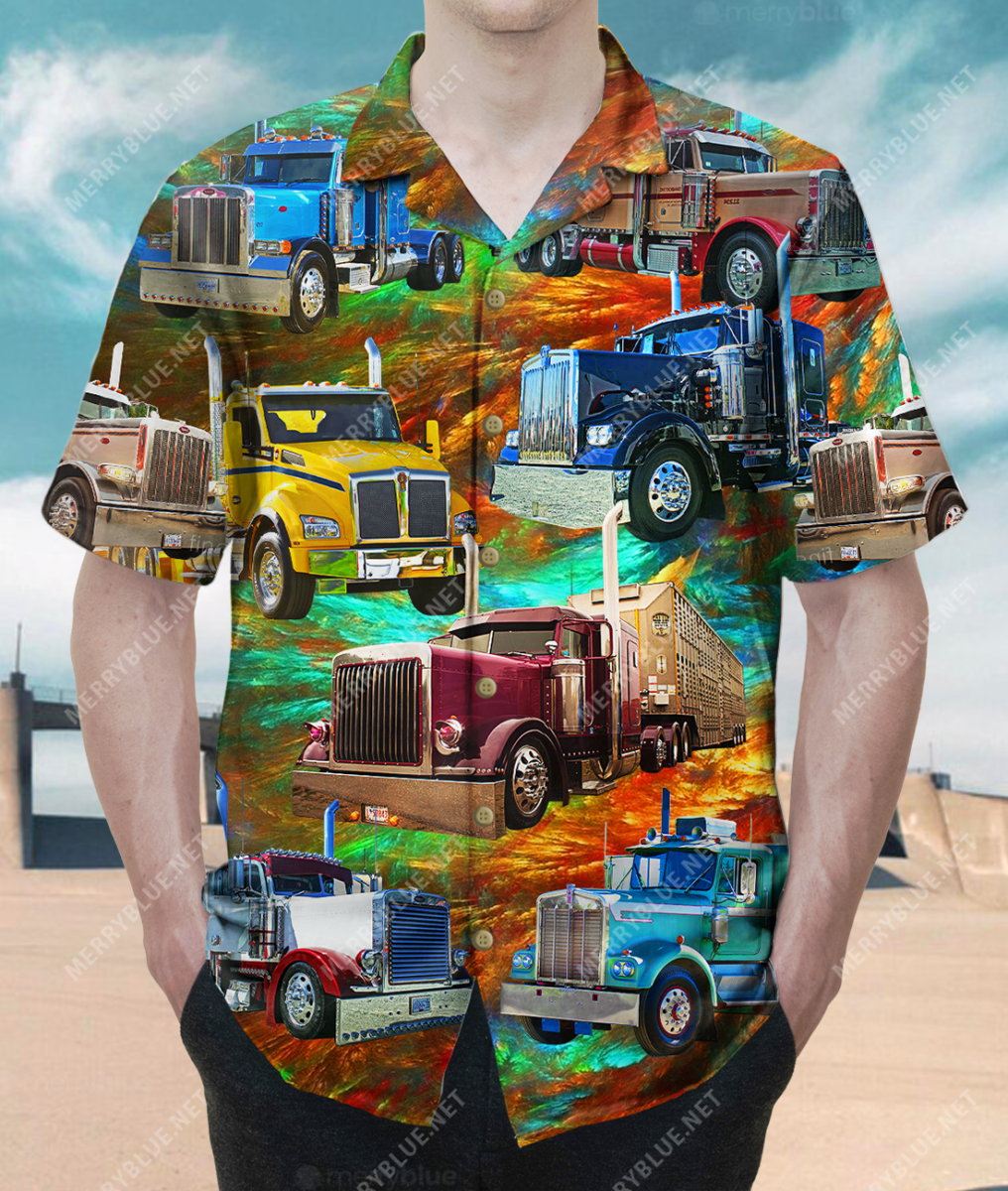 Now You Know What An Awesome Trucker Look Like Unisex Hawaii Shirt Ha87251