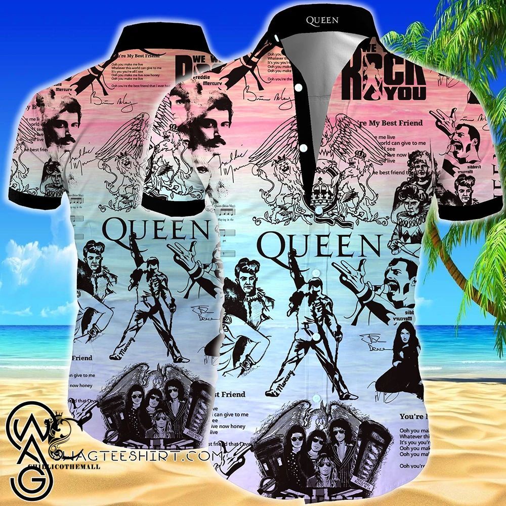 Beach Shirt Queen All Over Printed Hawaiian Shirt- Chillicothemall