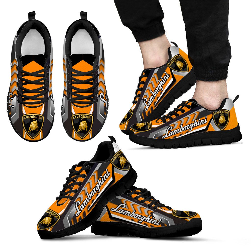 3D Printed Lamborghini Nct-Lt Sneakers For Men & Women Ver 1 (Orange)