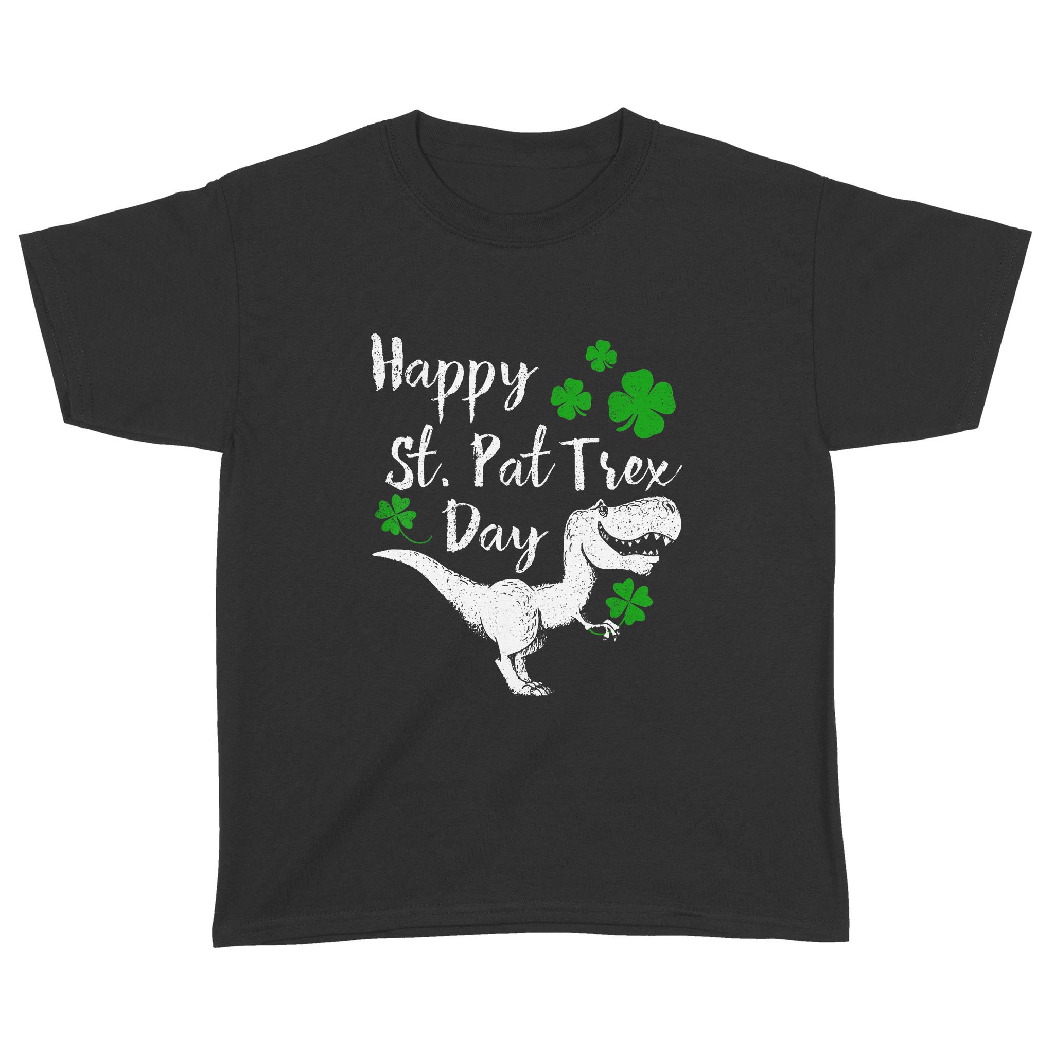 Happy St. Pat Trex Day T-Shirt Dinosaur St. Patrick’s Day T-Shirt – Standard Youth T-shirt