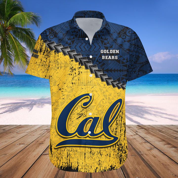 NCCA California Golden Bears Blue Hawaiian Shirt V5 Aloha Shirt