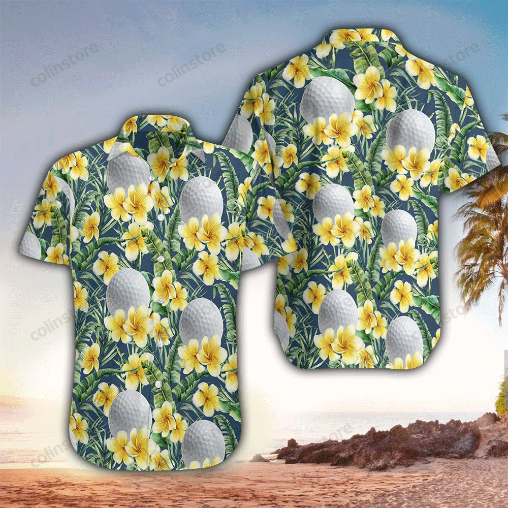 Golf Floral Hawaii Shirt Aloha Ha103805