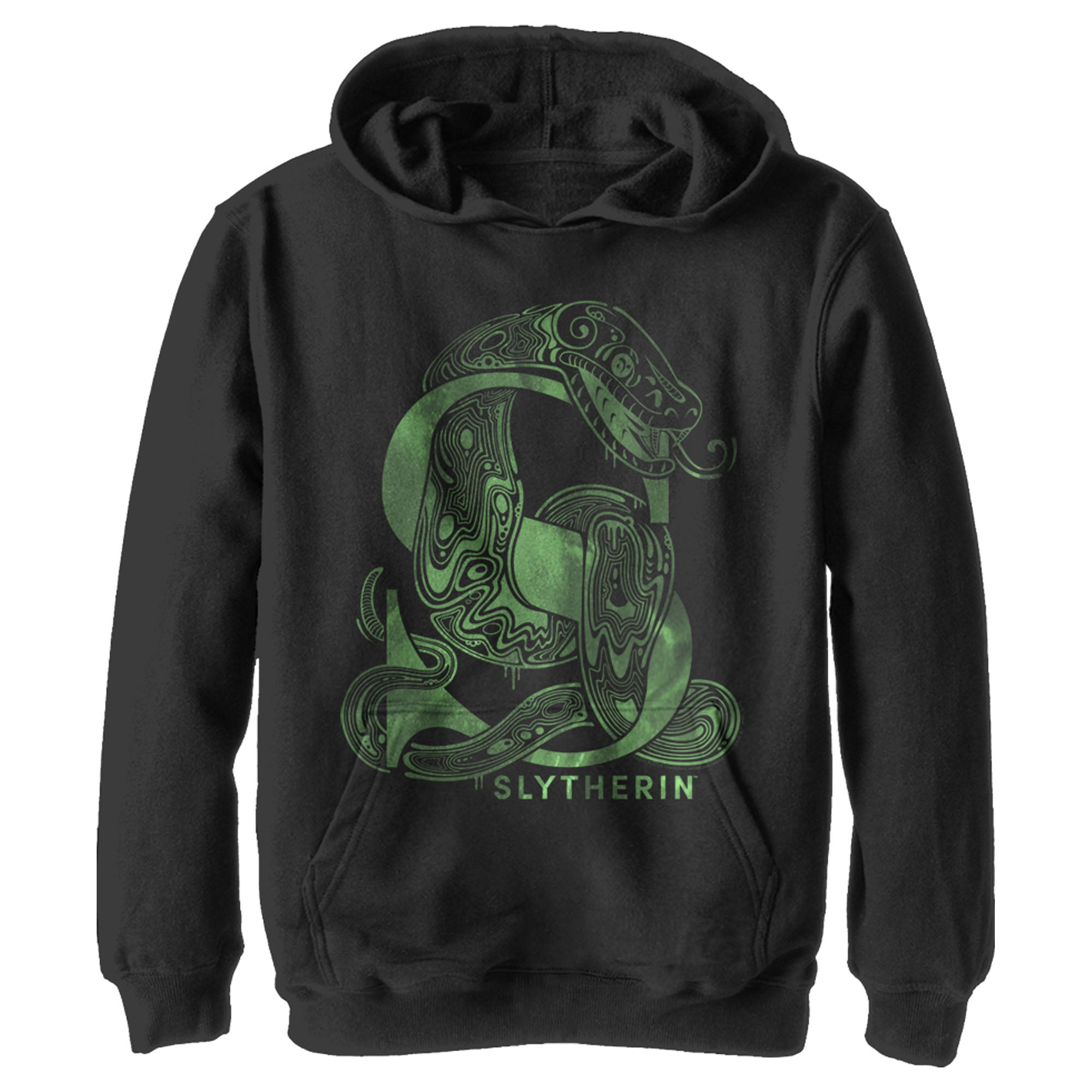 Boy’S Harry Potter Slytherin S Logo Pull Over Hoodie