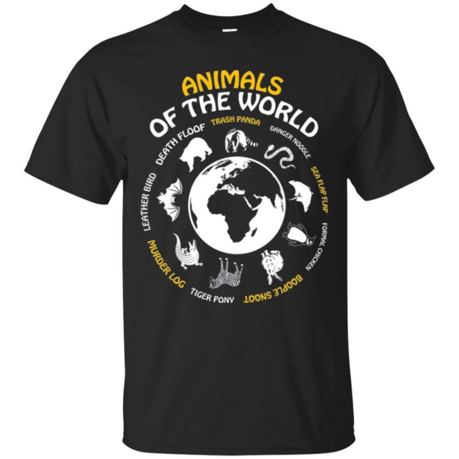 Save The Animals T-shirt Rare Animals Of The World