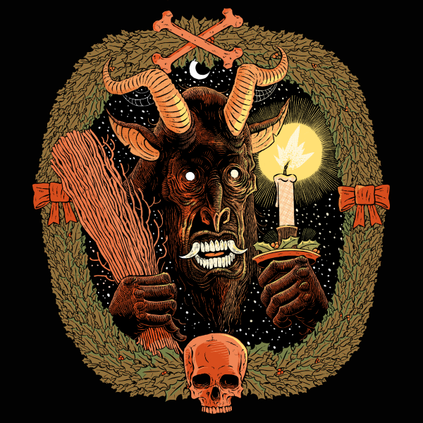 ‘Krampus, The Christmas Devil’ Sweatshirt Livrosbons Store