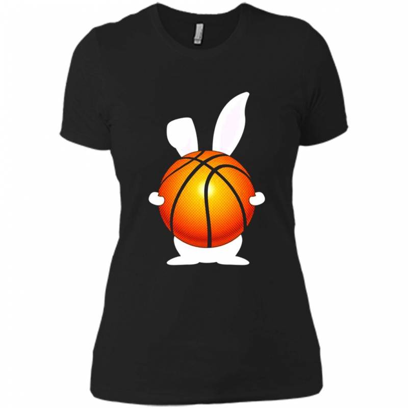 Cool Birthday Gift Bunny Easter Basketball Ball – Ladies’ Boyfriend T-shirt