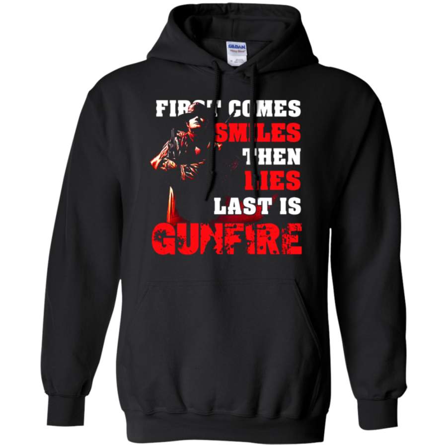 AGR The Dark Tower First Comes Smiles Last Is Gunfire Stephen King Hoodie