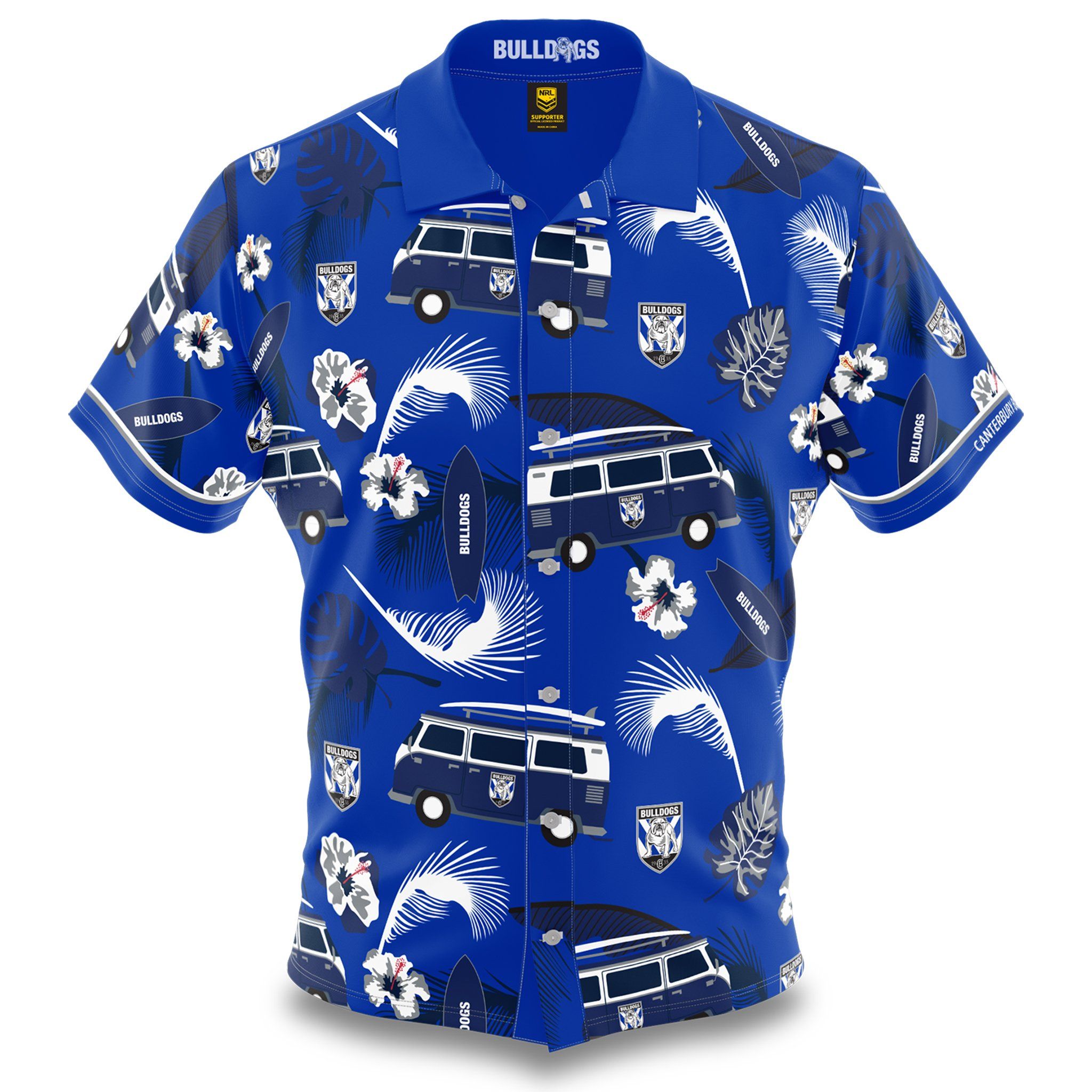 Nrl Bulldogs Adult Hawaiian Shirt