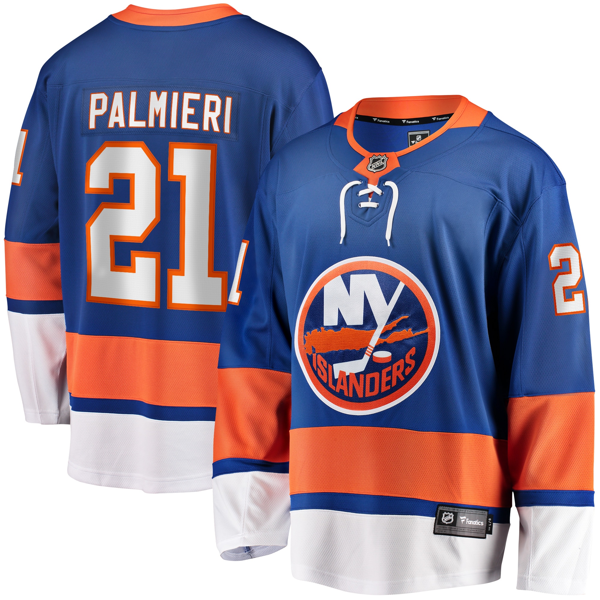 Kyle Palmieri New York Islanders Branded Home Breakaway Replica Jersey – Royal