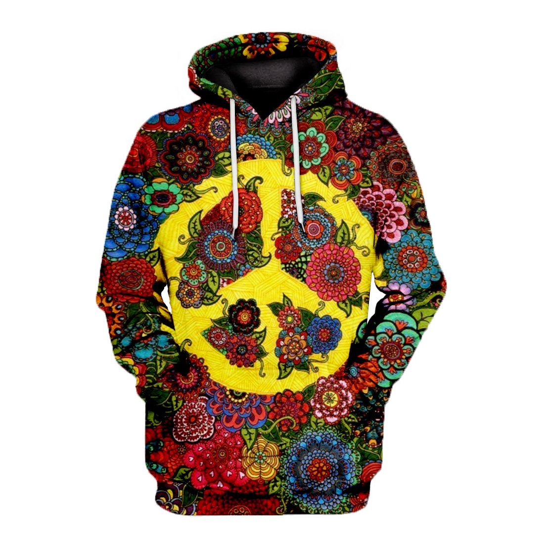 Yellow Hippie Flower All Over Print