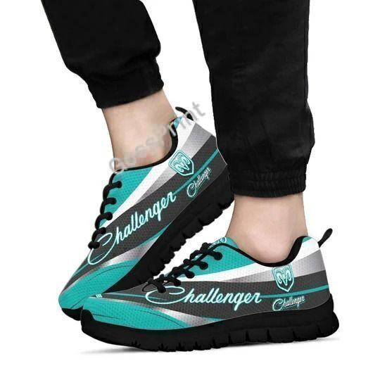 Dodge Challenger Sneakers For Men & Women Ver 1 (Turquoise)