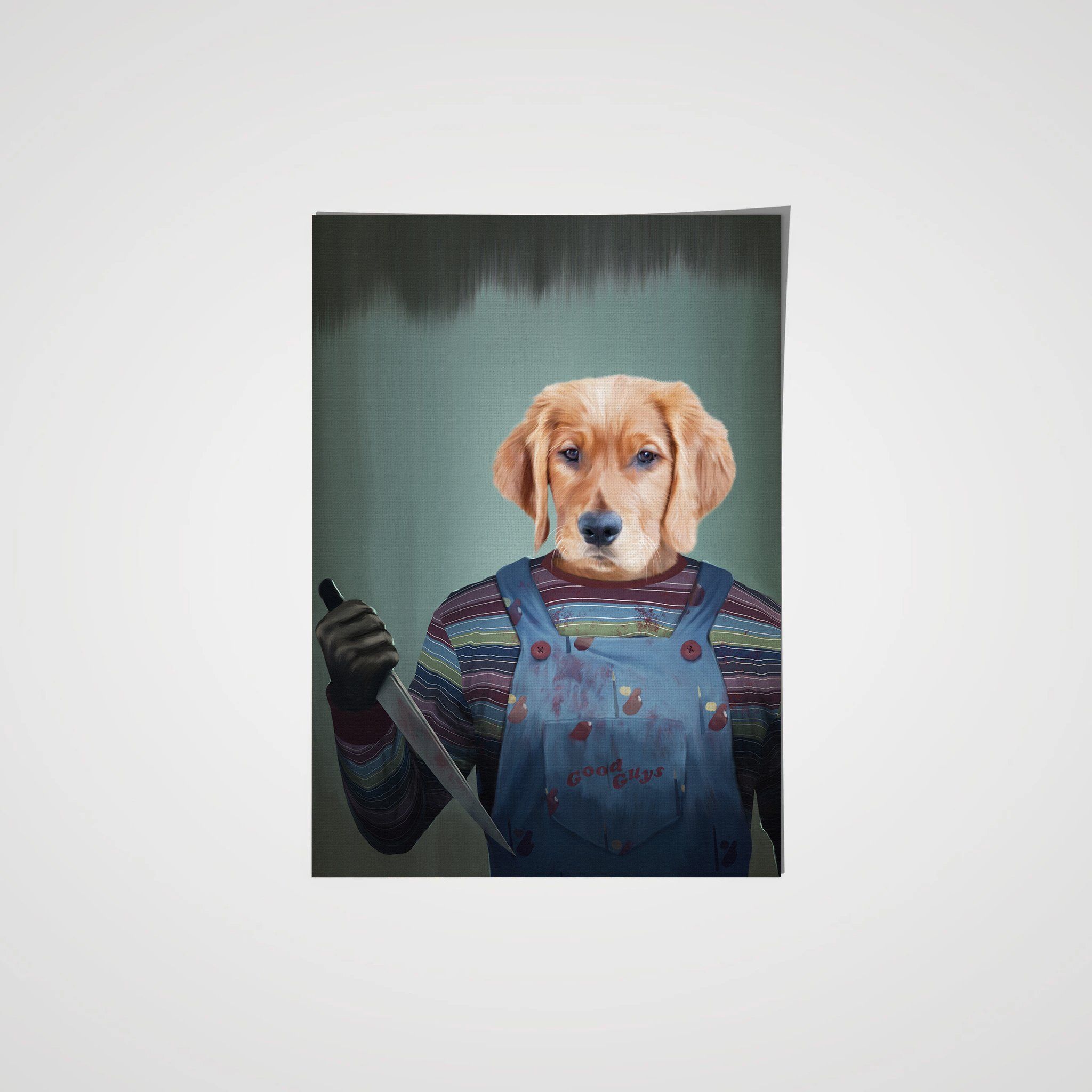 The Chucky Halloween Child’s Play Custom Pet poster canvas