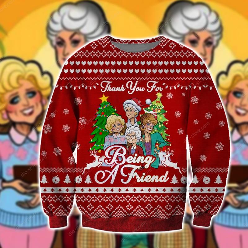 The Golden Girl Ugly Christmas Sweatshirt Hoodie All Over Printed Pf361