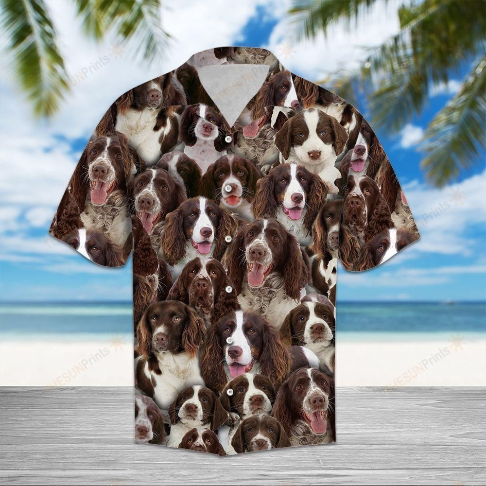 English Springer Spaniel Awesome Hawaiian Shirt Ha31832