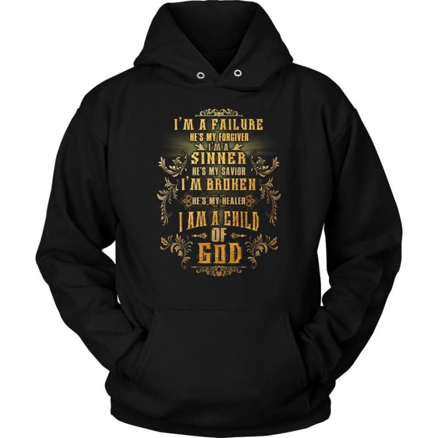 I am a child of God christian hoodie