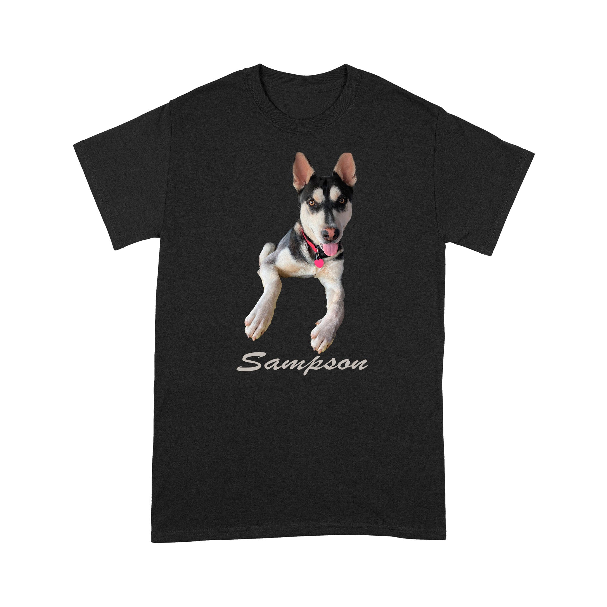 Sampson – Custom Illustrated Pet Personalized – T- Shirt