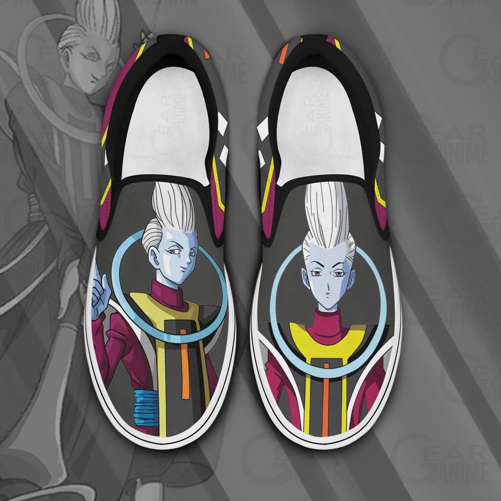 Whis Slip On Sneakers Dragon Ball Custom Anime Shoes Pn11 Unisex Men Women