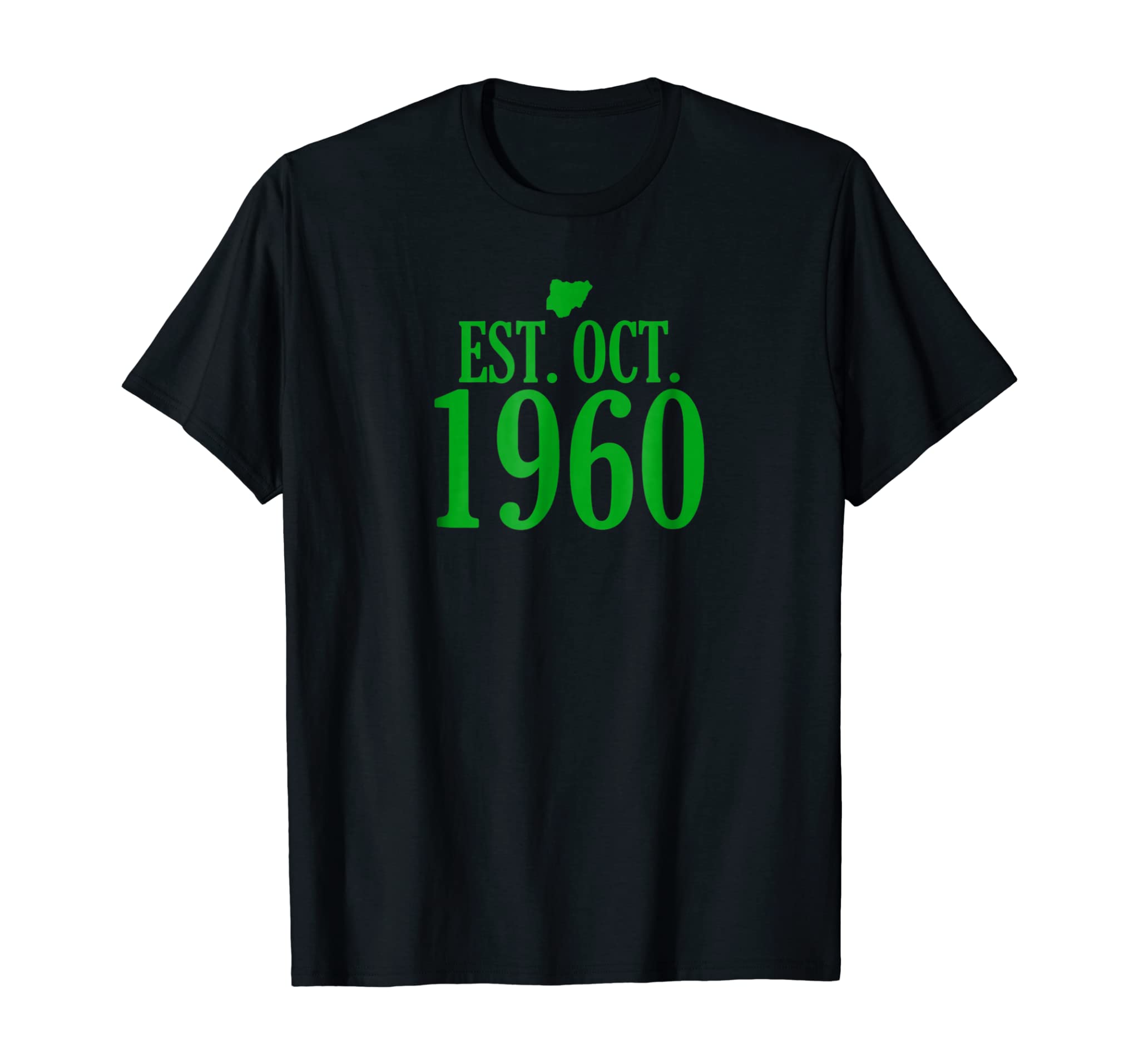 Nigeria Established October 1960 Independence Day Shirt