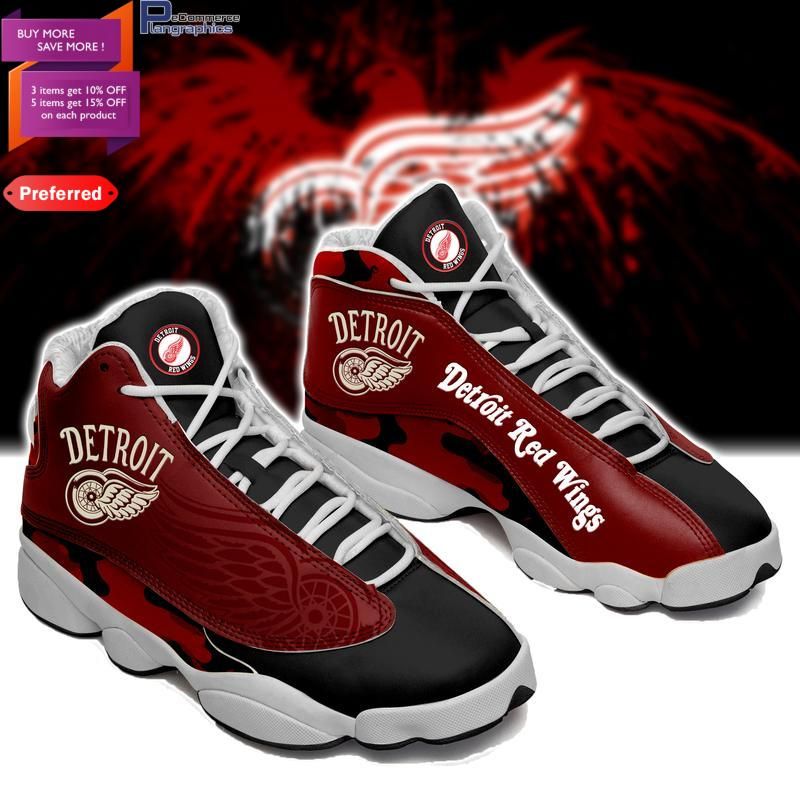 detroit red wings shoesair jordan 13 sneaker sneakers air jordan 13 sneaker jd13 sneakers personalized shoes design v469