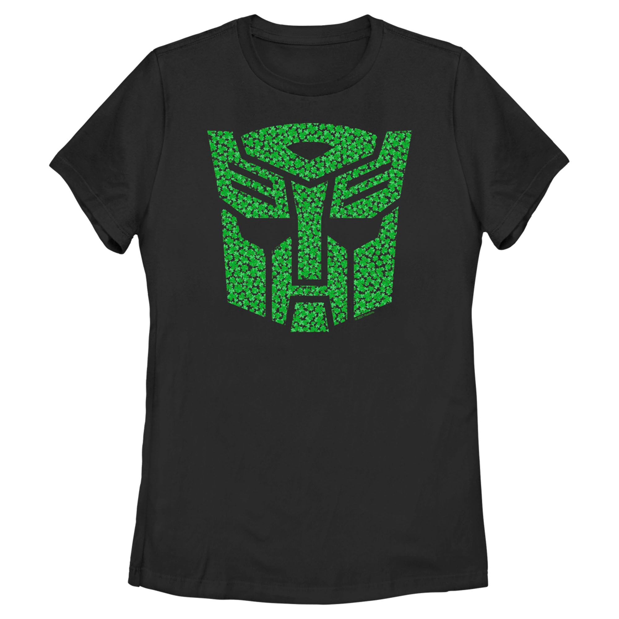 Women’S Transformers St. Patrick’S Day Cloverfield Autobot Logo T-Shirt