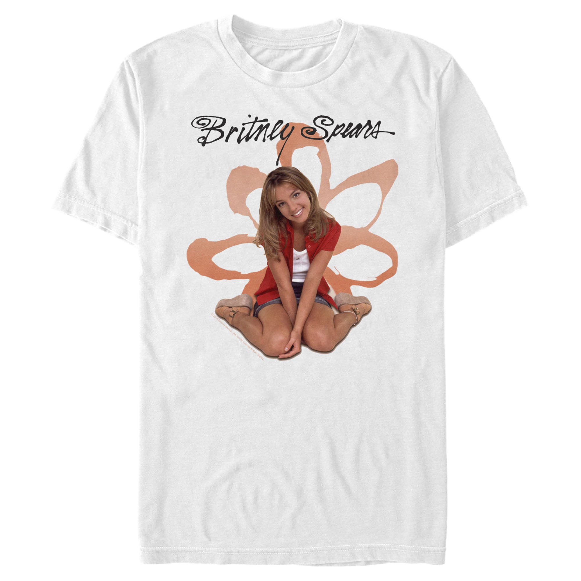 Britney Spears Men’S Baby One More Time Album Cover  T-Shirt