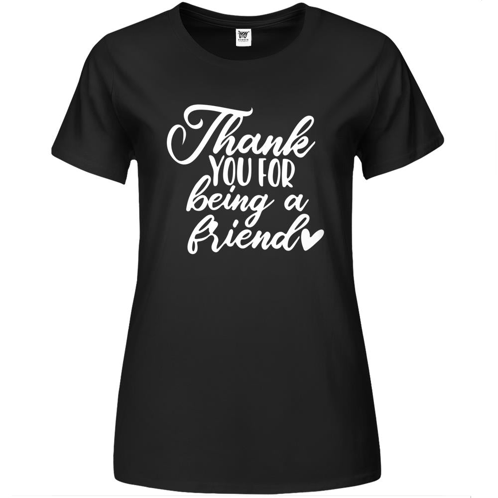 Thank You For Being A Gol.Den Friend Vintage Retro Premium Womens T Shirts