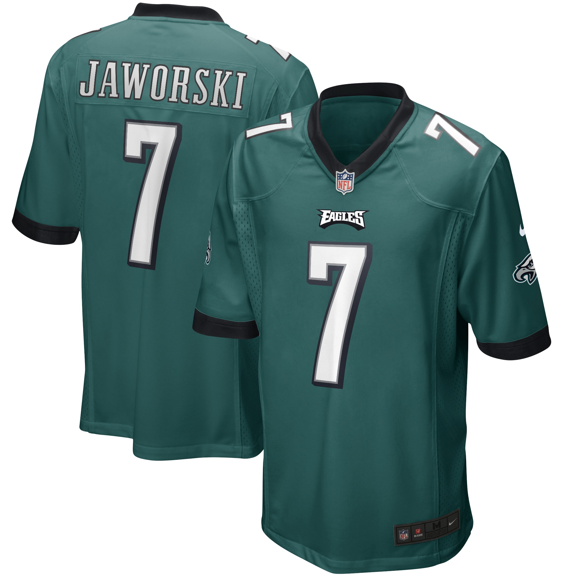 Ron Jaworski Philadelphia Eagles Game Retired Player Jersey – Midnight Green