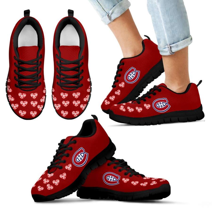 Love Extreme Emotion Pretty Logo Montreal Canadiens Sneakers