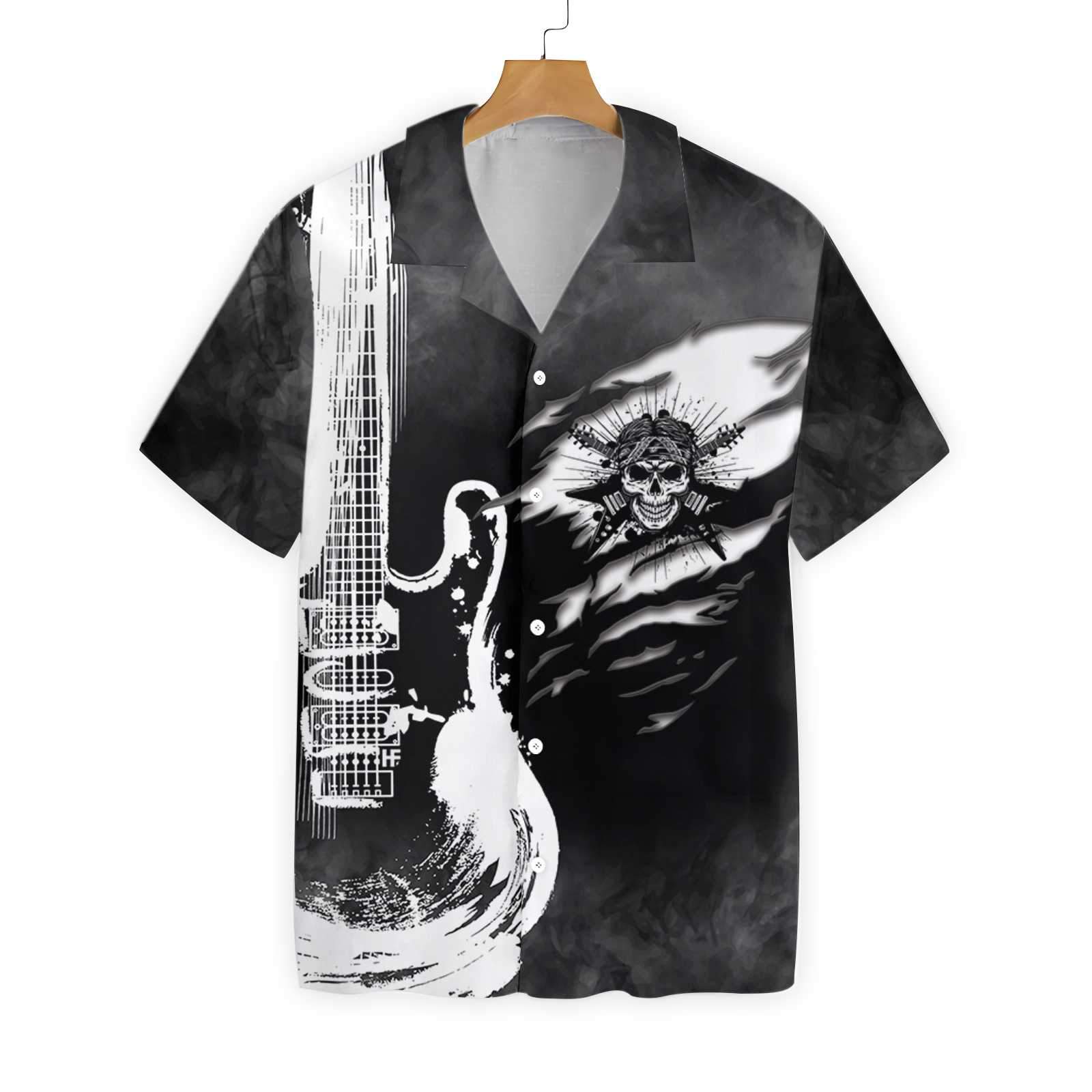 Guitar And Skull 0303 Hawaii Shirt Ha91039