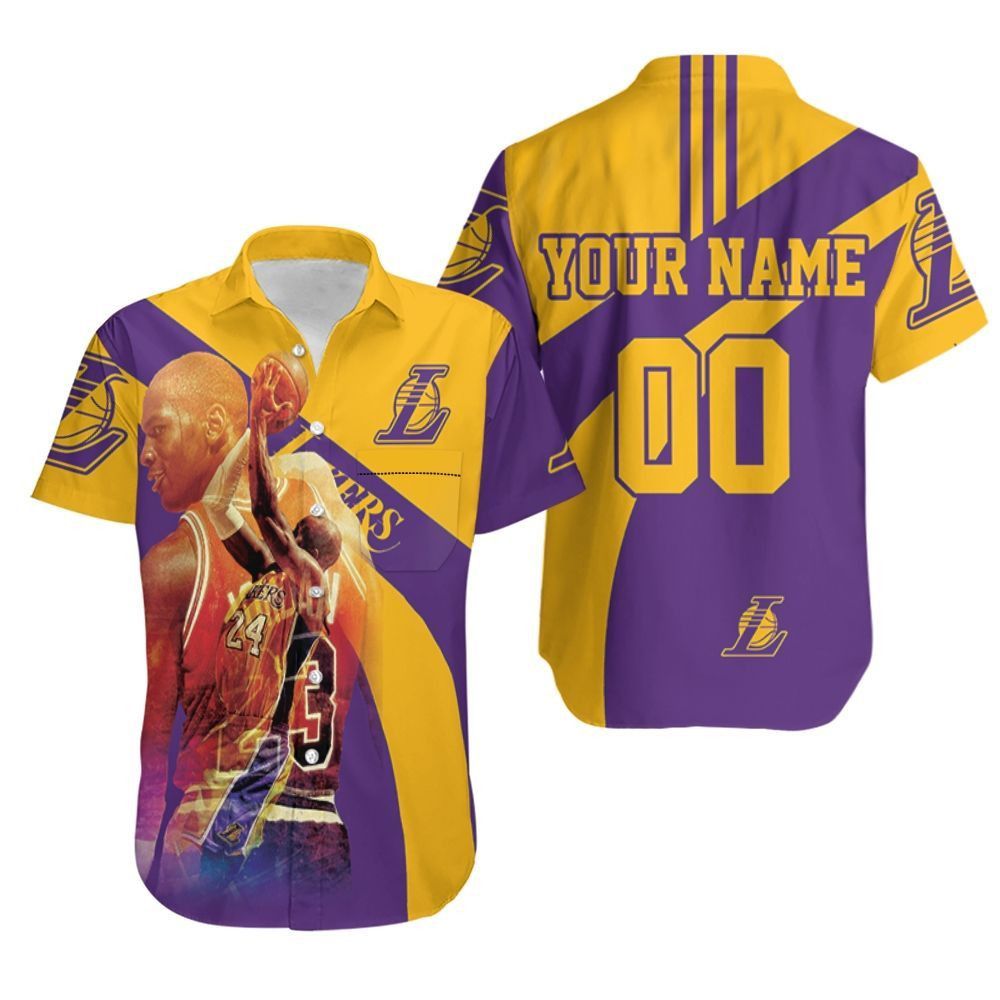 NBA Los Angeles Lakers Customname Number Kobe Bryant Legend For Fans Hawaiian Shirt