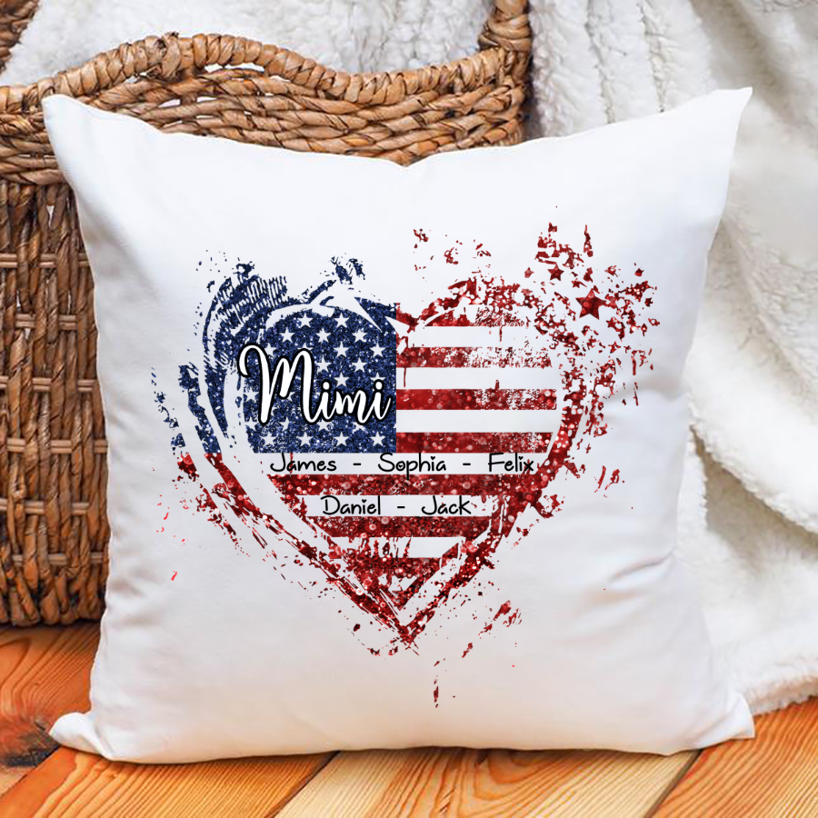 Mimi Heart American Indoor Pillow