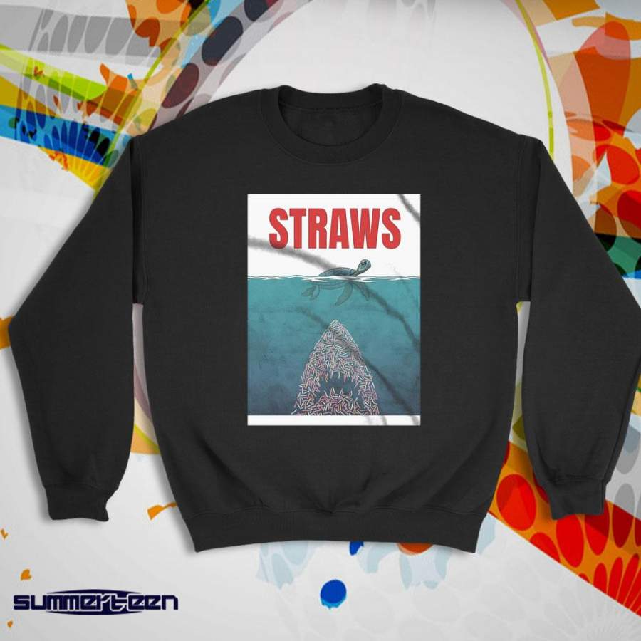 Straws shark Women’s Sweatshirt