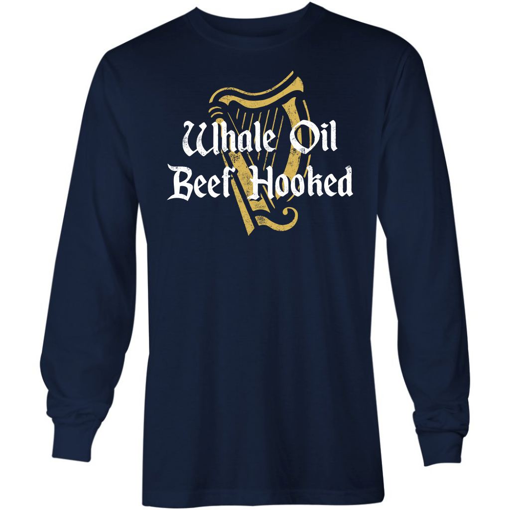 Whale Oil Beef Hooked – Long Sleeve T-Shirt