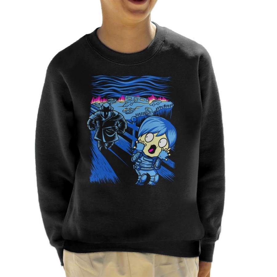 Raccoon Nightmare The Scream Resident Evil Kid’s Sweatshirt