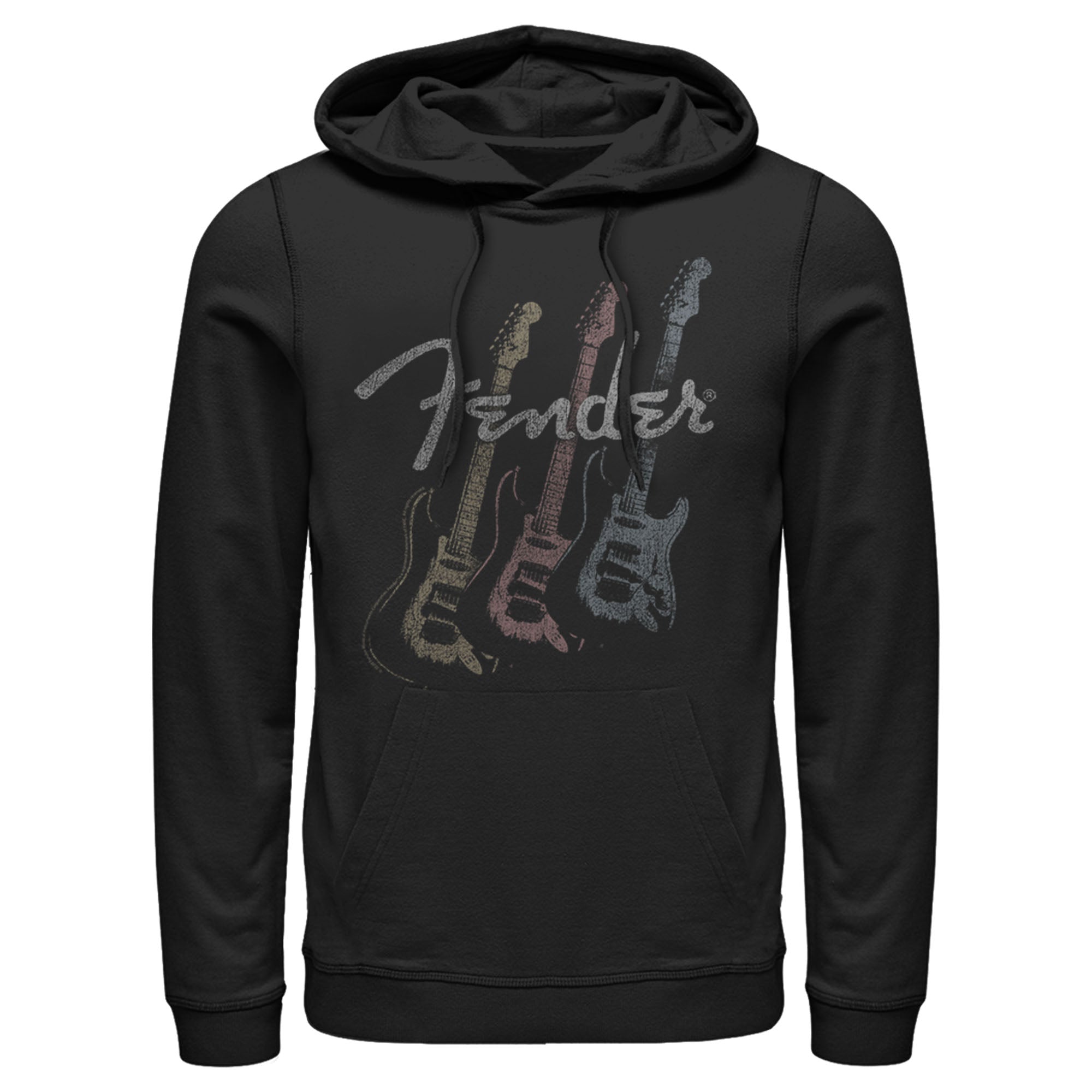 Men’S Fender Triple Fret Logo Pull Over Hoodie