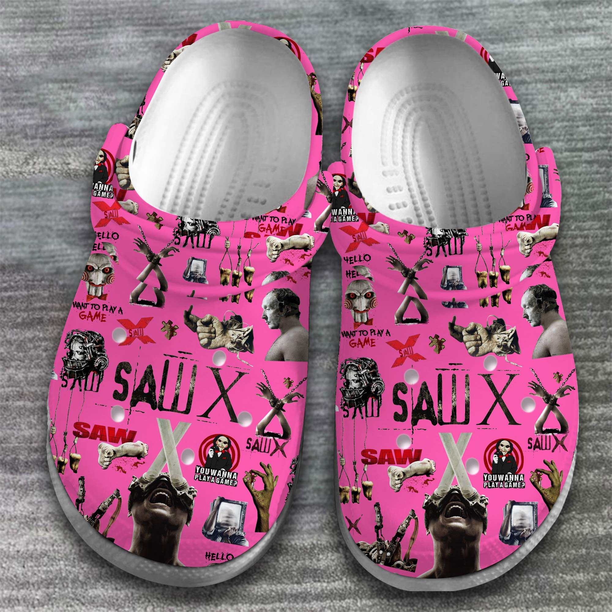 Saw Movie Crocss Clogs For Men Women And Kid Bm1411-2210-2