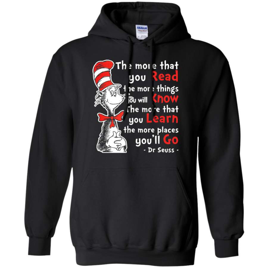 AGR The More That You Read Know Learn Go Hoodie