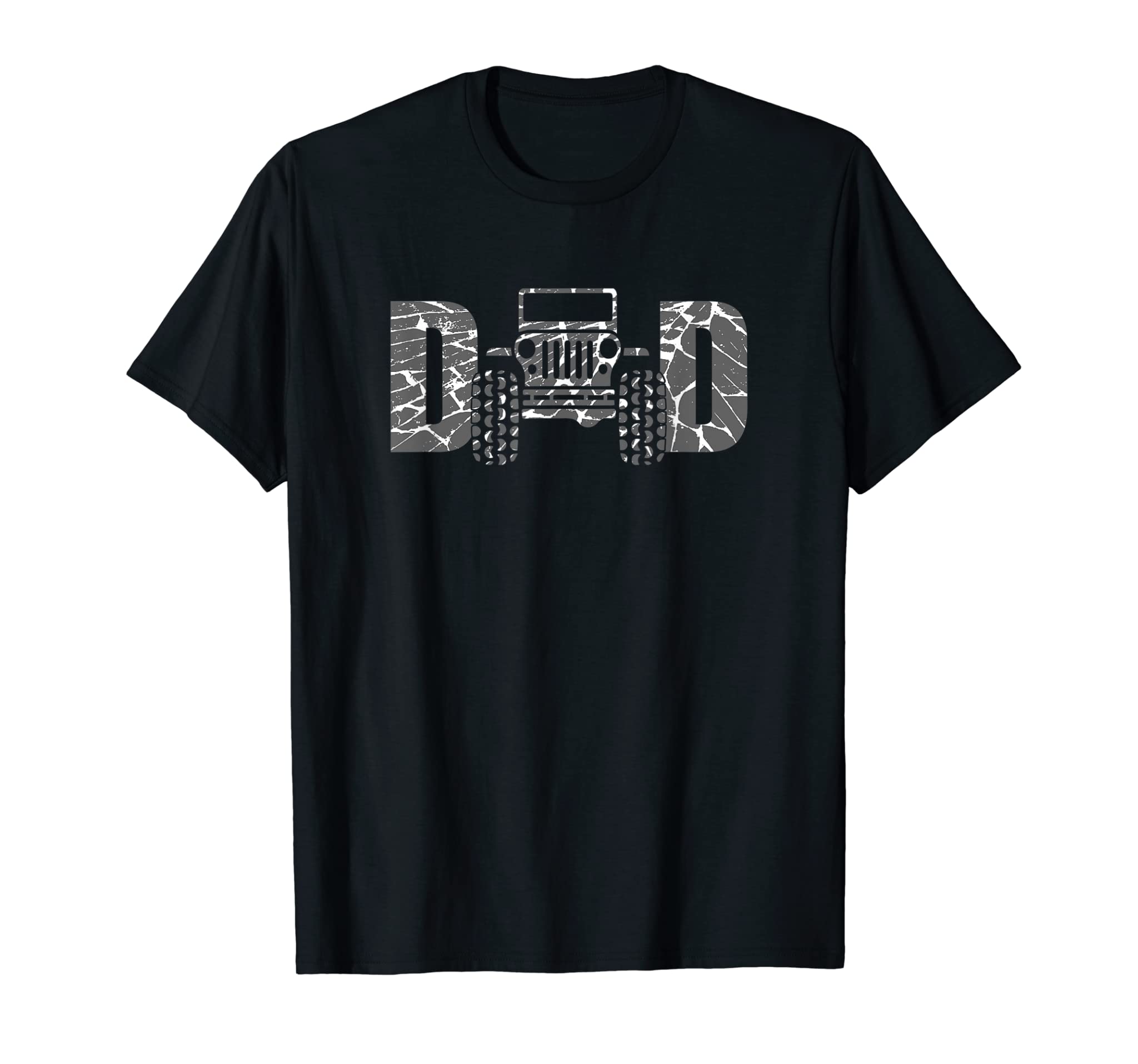 Mens Jeep Dad Simple Cool T Shirt Vintage