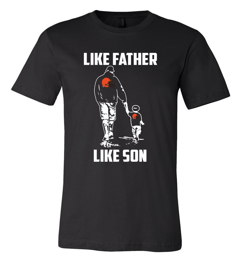 Cleveland Browns Like Father Like Son Shirt Youth Sizes Available!