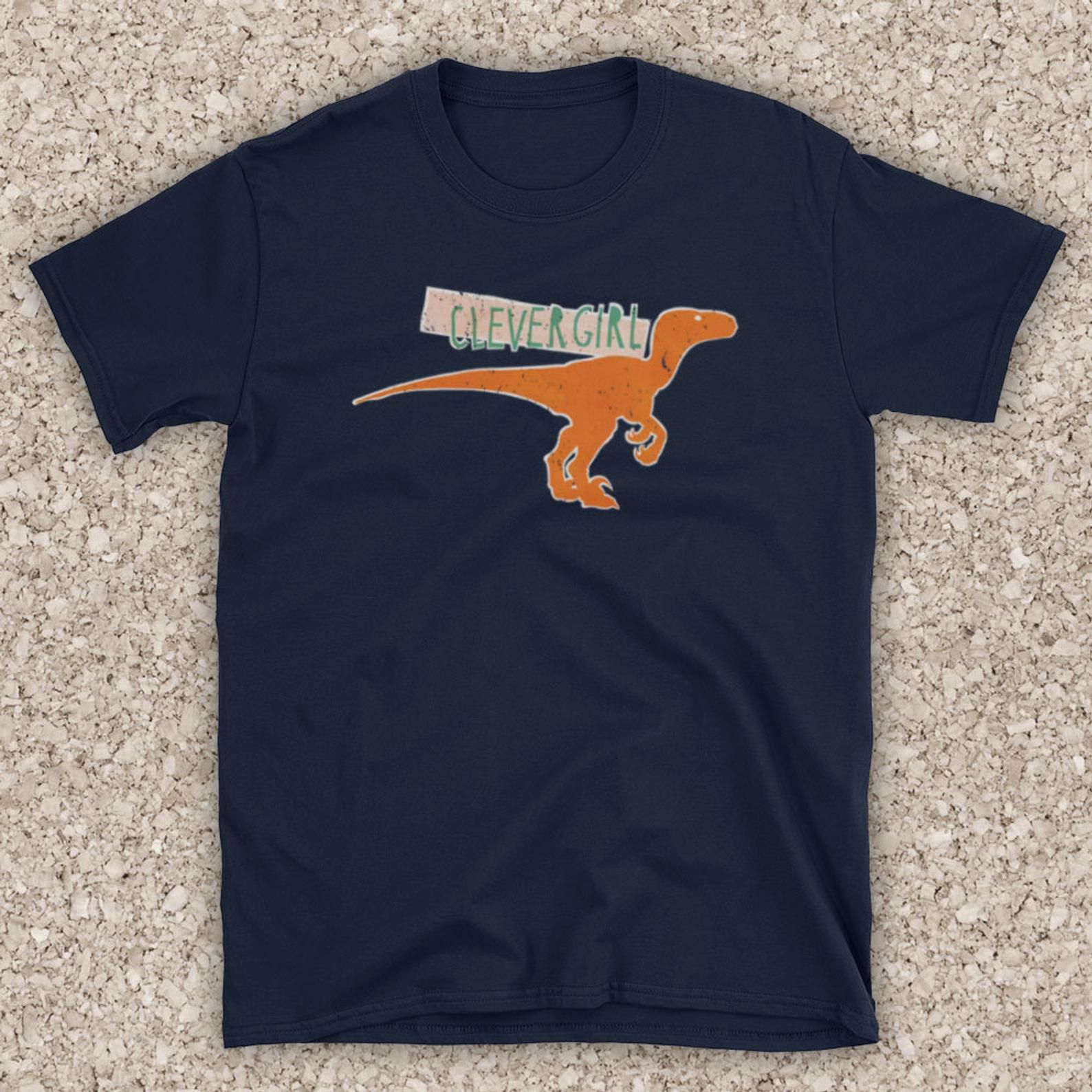 Jurassic Park Clever Girl Velociraptor Sci Fi Dinosaur Film Scene Slogan Un S T-Shirt