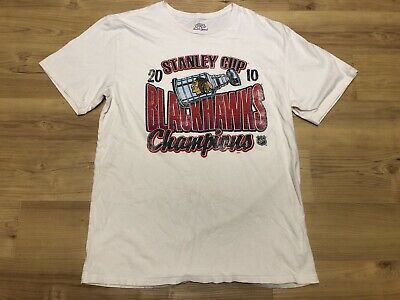 Chicago Blackhawks Retro Sport Stanley 2010 Champions Soft shirt