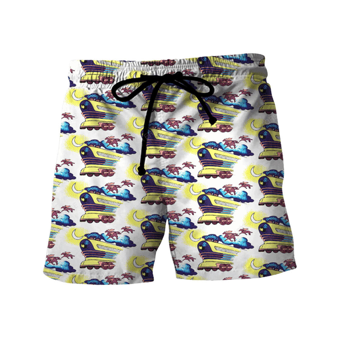 Gearhumans Doc Brown Hawaiian Shorts Ha75521