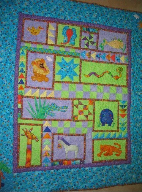 Those Funny Rumble Animals Hur Quilt Camlivz