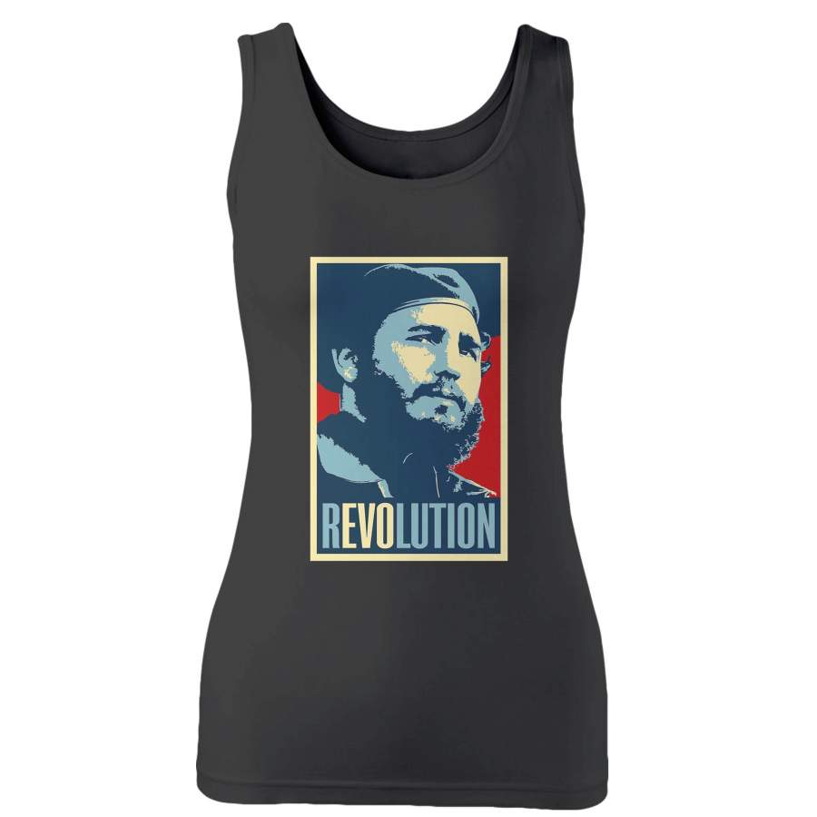 Fidel Castro Cuban Revolutionary Woman’s Tank Top