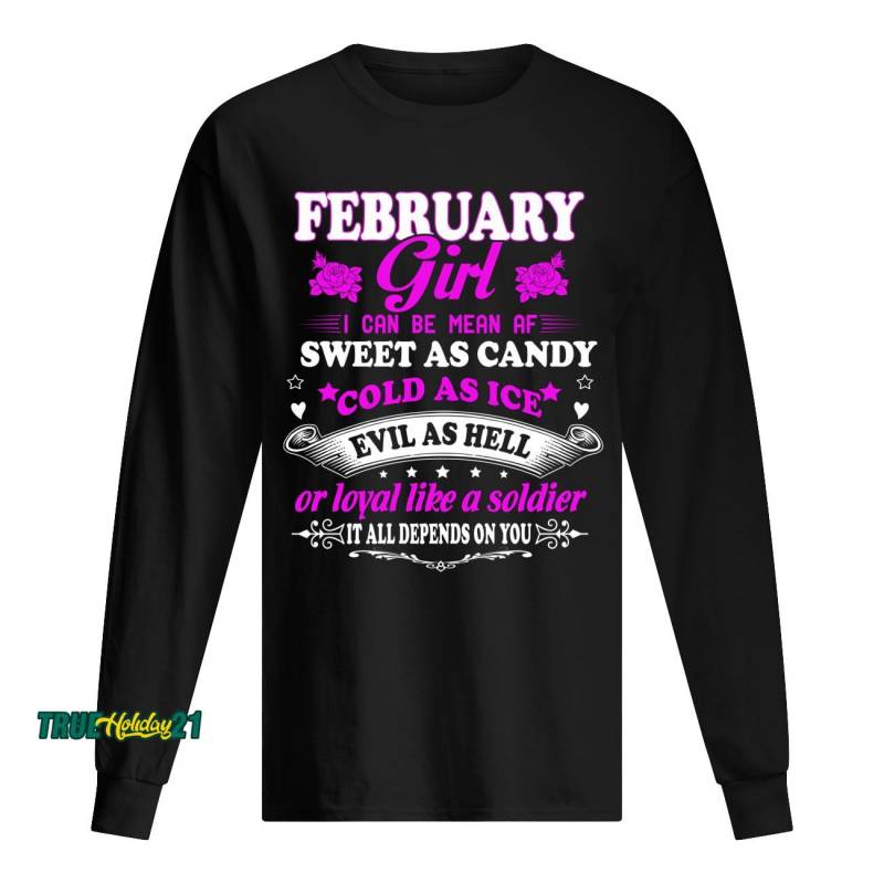 SWEET AS CANDY – FEBRUARY SHIRT Men’s Long Sleeved T-Shirt