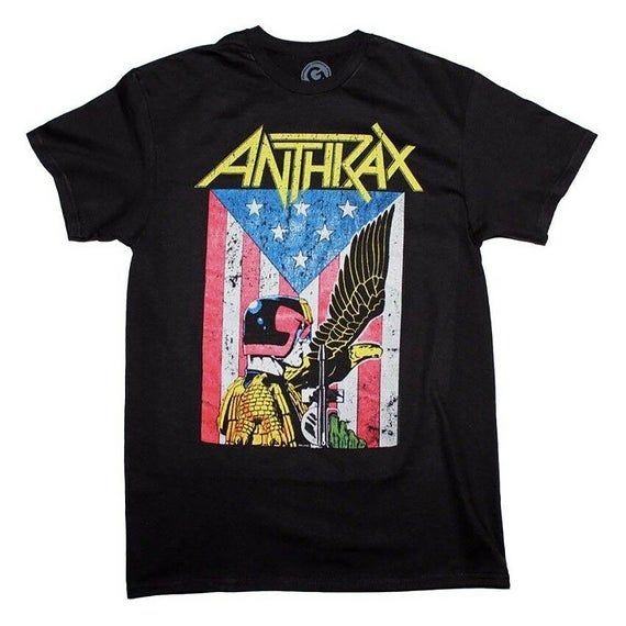 Anthrax Dredd Eagle Shirt