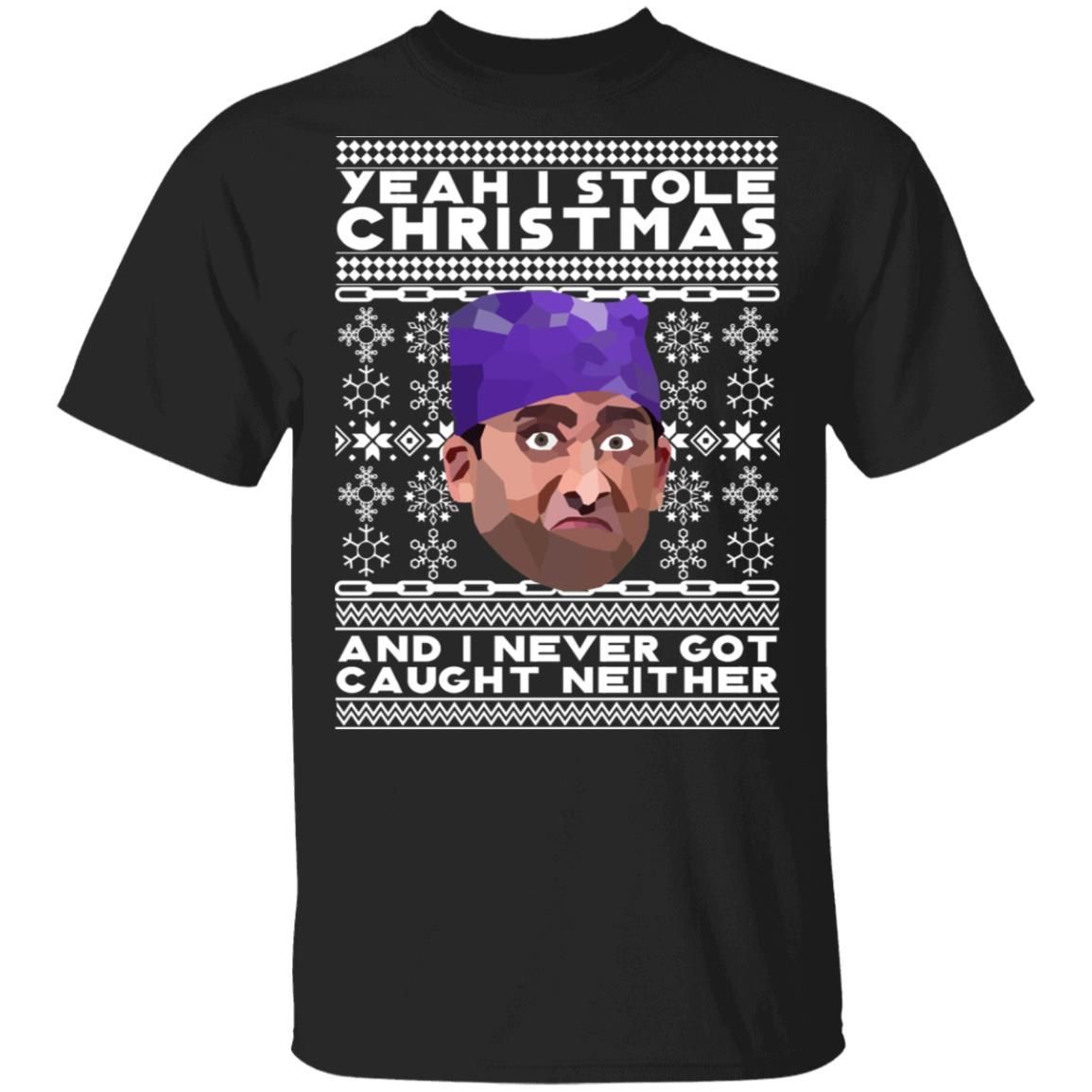 Yeah I Stole Christmas And I Never Got Caught Neither Prison Mike Ugly Christmas Sweater