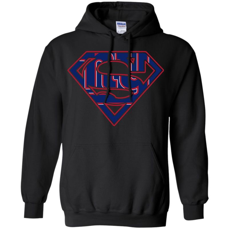 Top selling New York Giants Superman Logo G185 Gildan Pullover Hoodie 8 oz.