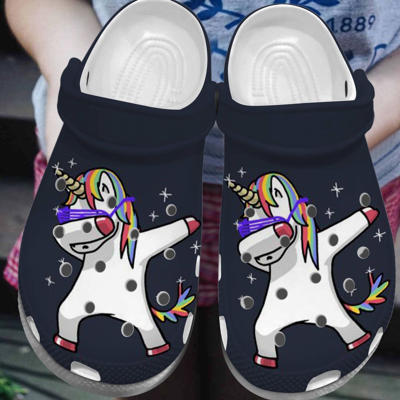 Unicorn Personalized Clog, Custom Name, Text, Color, Number Fashion Style For Women, Men, Kid, Print 3D Cool Unicorn